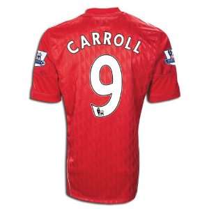  New Soccer Jersey Carroll #9 Liverpool Home Football Shirt 