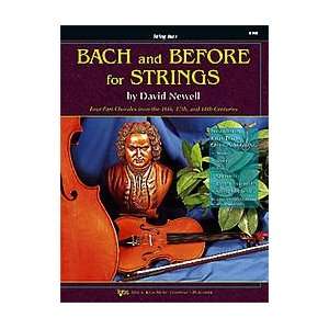  Bach and Before For Strings String Bass Books