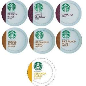 14 Count   Variety Pack of Starbucks Coffee K Cups for Keurig Brewers 