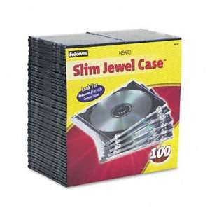  515126 Thin Jewel Cases Clear 100/Pack Case Pack 1 