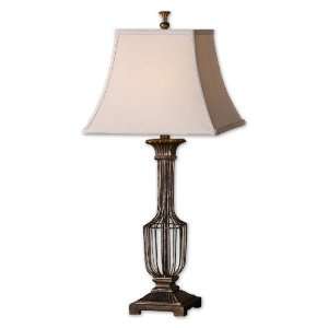   Inch Anacapri Lamp In Heavily Gold Leaf w/Wash & Champagne Highlights