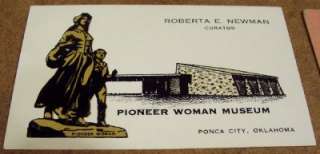 1941 PIONEER WOMAN STATUE Cherokee Strip Bryant Baker  