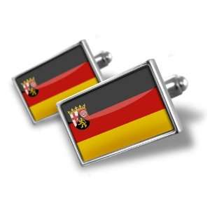   Rhineland Palatinate Flag region: Germany   Hand Made Cuff Links