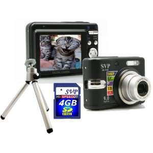   Smile Detection Digital Camera (Free 4GB SDHC Memory Card, a Sturdy