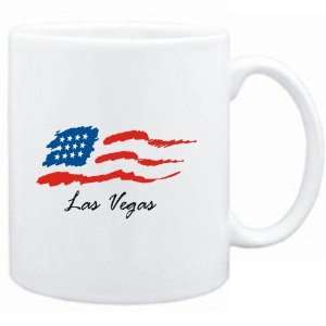 Mug White  Las Vegas   US Flag  Usa Cities Sports 