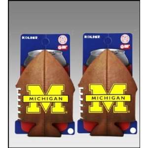  MICHIGAN WOLVERINES FOOTBALL CAN COOLIE KOOZIES