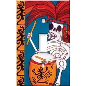   Switch Plate Cover Art Danza Day of the Dead Single: Home Improvement