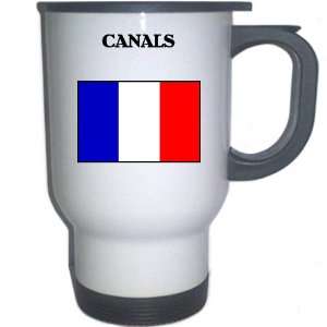  France   CANALS White Stainless Steel Mug Everything 