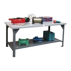  60 X 36 Stainless Steel Top Fixed Leg Work Table: Office 