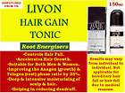 livon hair gain tonic growth fall root energiser scalp reduce