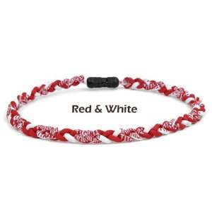  Brett Bros Ionic Necklace   Red/White   Medium: Sports 