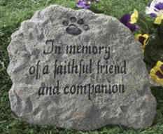 Pet Memorial Stone. Heres to Snowball he was a good cat.