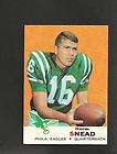 1969 Topps Football 85 Norm Snead BVG Beckett 8 NM MT  