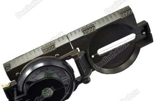 in1 Hunt Military green Survival Lens Lensatic Compass camp for 
