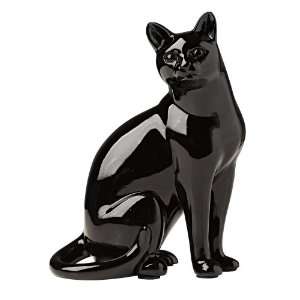  Sitting Black Cat Sculpture