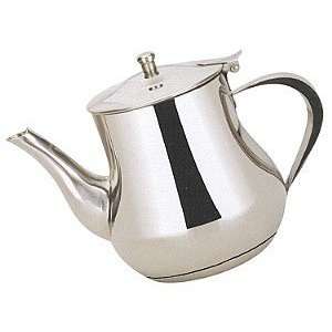  Strauss Stainless Steel Teapot 1 Quart: Kitchen & Dining