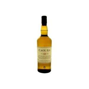  Caol Ila 12 Year Single Malt Scotch Whiskey 750ml: Grocery 