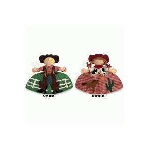  Cowboy/Cowgirl Topsy Turvy Doll: Toys & Games