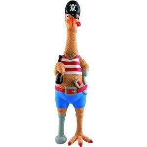   Pet 80528 1 Ruffin It Captain Jack Chicken Dog Toy