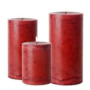  Asian Ginger and Apple Pillar Candles