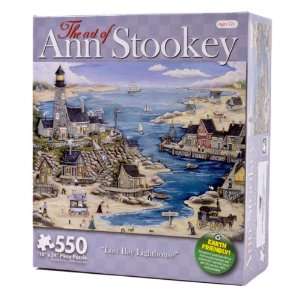  Ann Stookey Puzzle: Lost Bay Lighthouse: Toys & Games