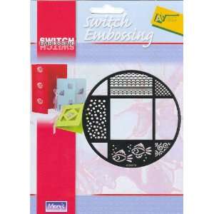   : Switch Embossing Stencils Small Circles Card Making: Home & Kitchen