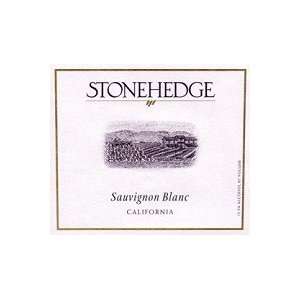  Stonehedge Sauvignon Blanc California 750ML Grocery 