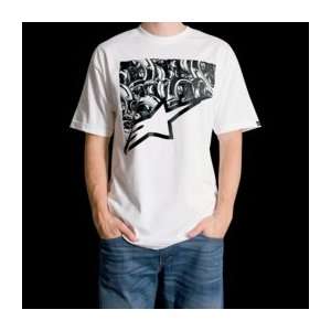  Alpinestars Pile Up T Shirt , Color: White, Size: XL 