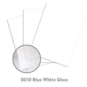  50/10 Gloss Blue White Paper   /Pallet: Office Products