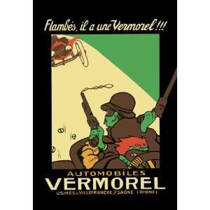  Vermorel Automobiles 12x18 Giclee on canvas: Home 