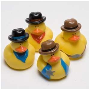  Cowboy Rubber Ducky Party Accessory Toys & Games