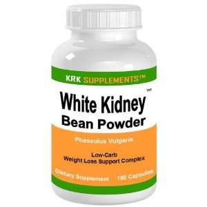   Kidney Bean Extract 400mg 180 Capsules Carb Blocker KRK SUPPLEMENTS