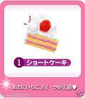 Re ment Miniature Strawberry Cake Macaroon Keychain 12