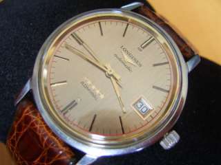   SS LONGINES ADMIRAL 5 STAR DATE AUTOMATIC CAL 505   EXCELLENT  
