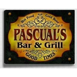  Pascuals Bar & Grill 14 x 11 Collectible Stretched 