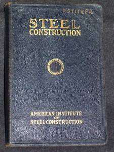 AISC Manual of Steel Construction 1934 Second Edition  