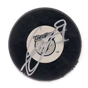  Signed Steven Stamkos Hockey Puck: Sports & Outdoors