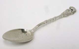 This is a gorgeous antique sterling silver souvenir collectors spoon 