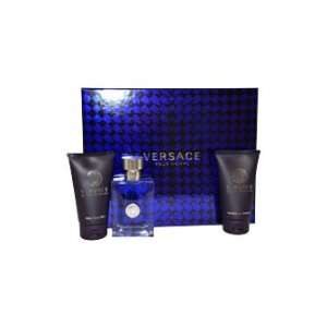 Versace Pour Homme By Versace For Men   3 Pc Gift Set 1.7oz Edt Spray 