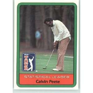 1982 Donruss Golf #62 NNO Calvin Peete   PGA Tour (Scoring Leader 