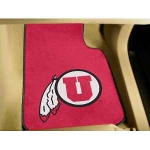  Utah Utes Carpet Car/Truck/Auto Floor Mats: Sports 