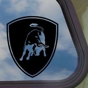   Black Decal Logo Bull Car Truck Window Sticker