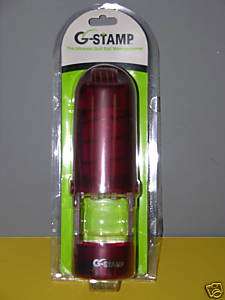 STAMP Golf Ball MONOGRAMMER   RED   NIB   G STAMP  