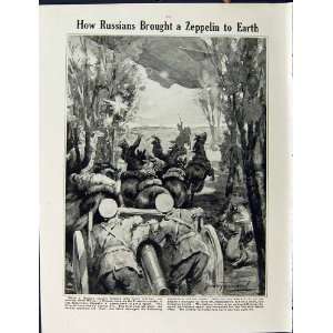   1915 WORLD WAR SAMSON BRITISH AIRMAN RUSSIANS ZEPPELIN