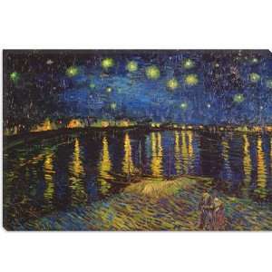  Starry Night Over The Rhone by Vincent Van Gogh Canvas 
