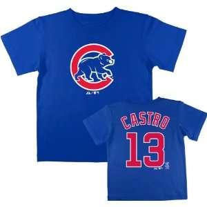  Starlin Castro Chicago Cubs Kids (4 7) Royal Blue Name and 