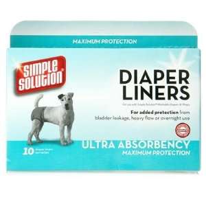   Simple Solution Large Diaper Garment Pads 10 per box: Pet Supplies