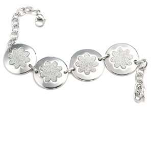   Women With 4 Circle Links and Stardust in Center  7.5 Length Jewelry