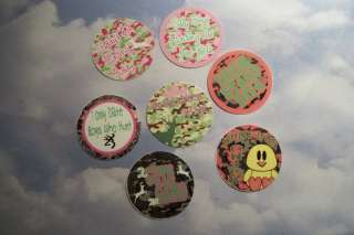50 Precut Girly Hunting Camo Bottle Cap Images 1in  