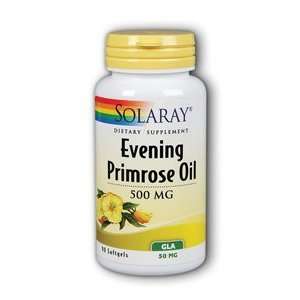  Solaray Evening Primrose Oil 500mg   90 Softgels Health 